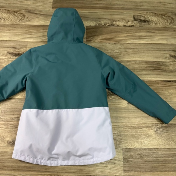 Patagonia Kids' 4-in-1 Drop Tail Everyday Jacket Teal and Purple Colorblock XL - Picture 13 of 13